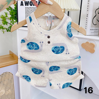 Bộ ba lỗ bé trai phối nút hoạ tiết xuất Nhật (link 2)