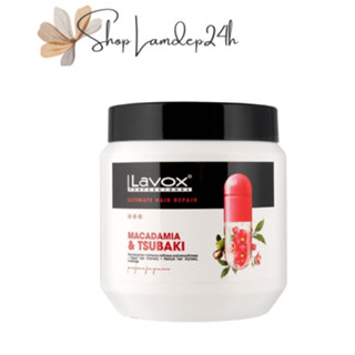 kem ủ hấp tóc lavox phục hồi tóc hư tổn LAVOX MACADAMIA & TSUBAKI 500ml