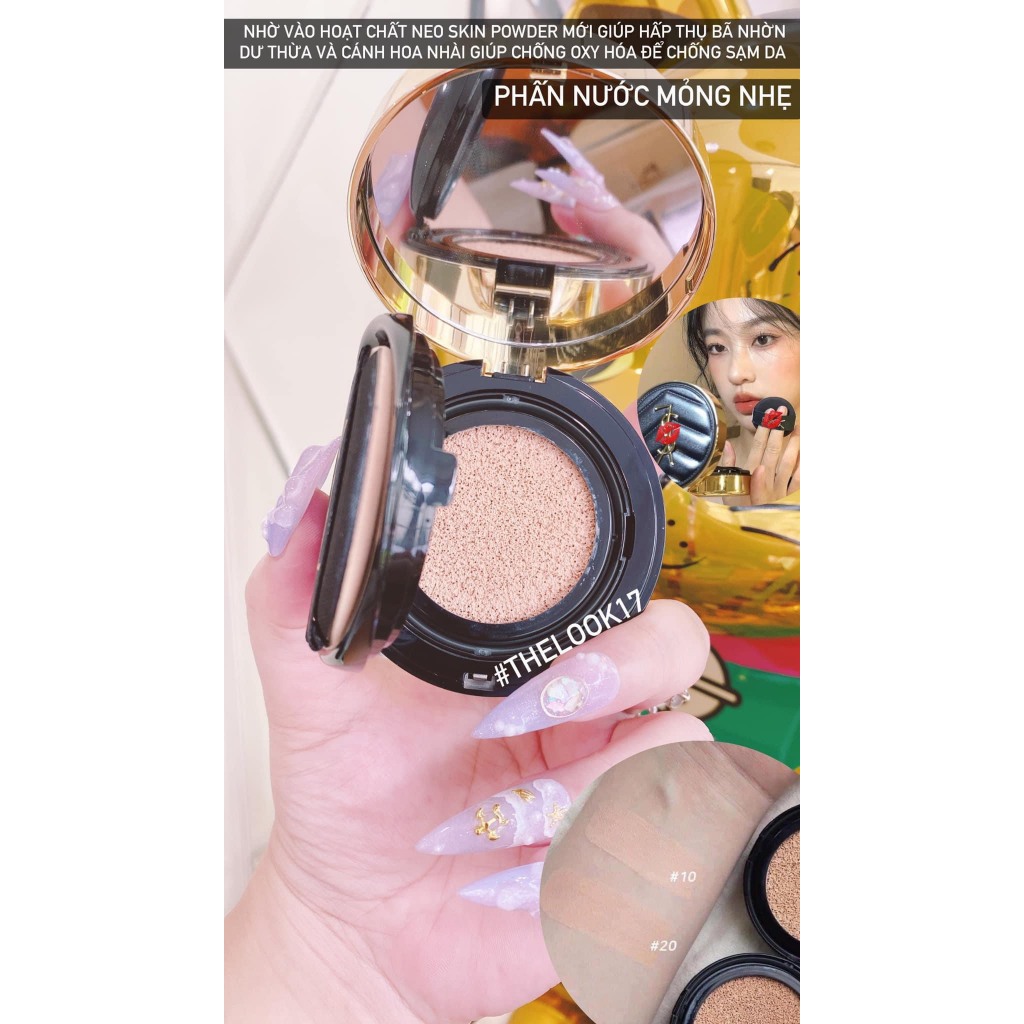 PHẤN NƯỚC 𝗖𝗨𝗦𝗛𝗜𝗢𝗡 𝗬𝗦𝗟 𝗟𝗜𝗠𝗜𝗧𝗘𝗗 - 𝗩𝗼̉ 𝗱𝗮 đen 𝘅𝗶𝗻𝗵 𝘅𝘂𝗮̂́𝘁 𝘀𝗮̆́𝗰