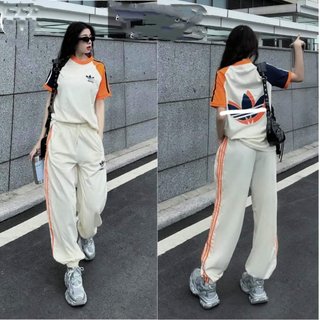 Bộ cotton khô 3158 bộ phối 3 màu áo cộc quần dài phong cách hàn quốc sani m1584