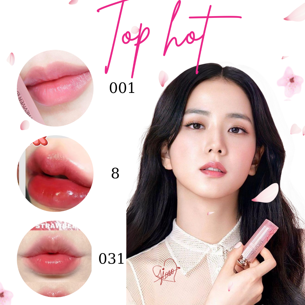 Son dưỡng Dior Addict Lip Glow 001 004 012 031 chính hãng cấp ẩm và dưỡng