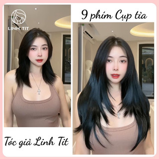 Tóc giả Kẹp nối tóc 9 phím cụp tỉa | Tóc giả Linh Tít