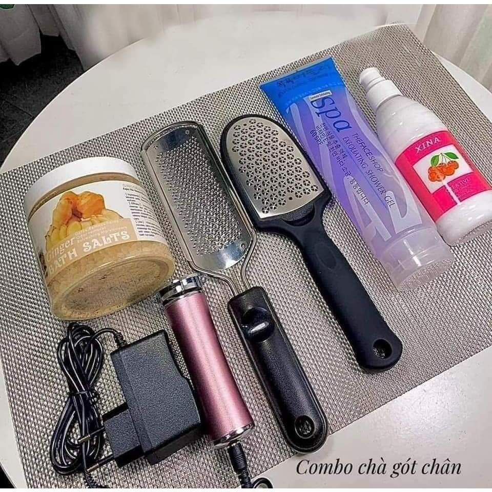 Combo trà gót chân đầy đủ dụng cụ gồm 6 món