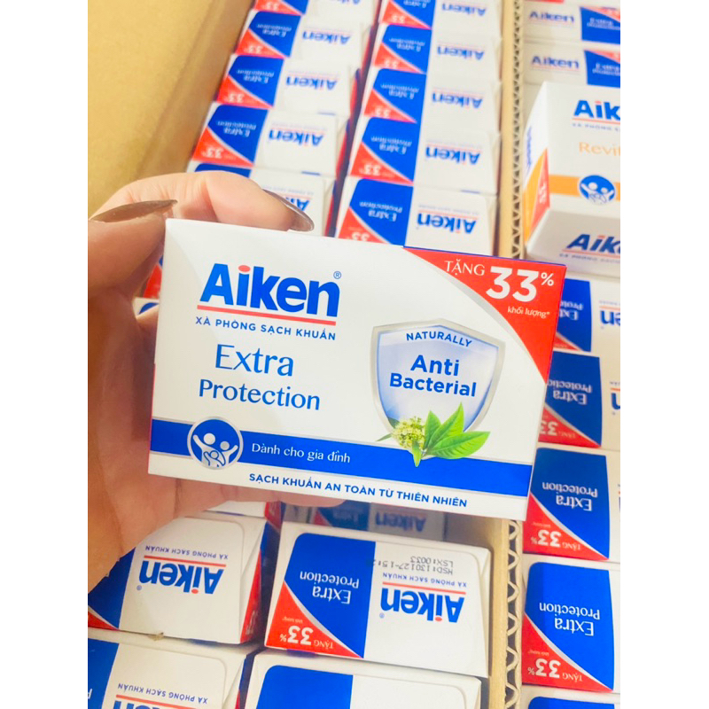 Xà Phòng Sạch Khuẩn Aiken 120g/180g