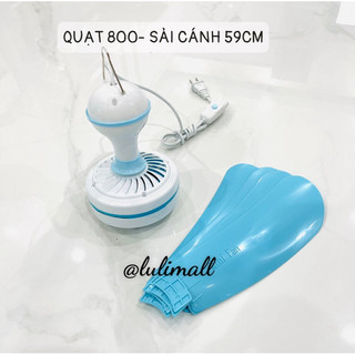 Quạt màn mini 4 cánh sải cánh 59cm ,sải cánh dài toả gió rộng