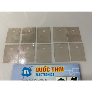 Combo 10 miếng lót cách điện mica kiểu chân to-3pl
