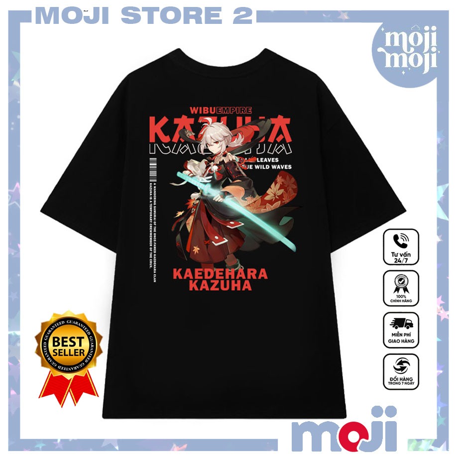Áo Thun Form Rộng Kaedehara Kazuha | Genshin Impact - Áo Phông Unisex
