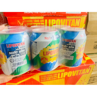 Lốc 6 lon/250ml nước tăng lực lipovitan