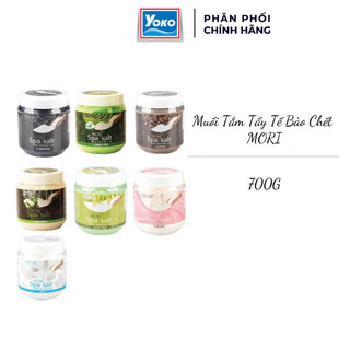 Muối tắm tẩy tế bào chết mori spa salt bath & body scrub 700g