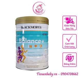 Sữa blackmores jnr balance+ vanilla 850g,400g chuẩn úc