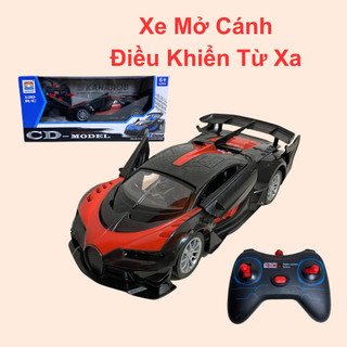 Xe điều khiển từ xa mở cánh ô tô điều khiển từ xa mở cánh mở đuôi có đèn pha sáng màu đỏ đẹp mắt