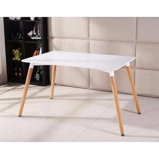 Bàn ăn chữ nhật eames 1m2*80cm