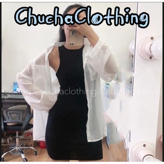Đầm ôm body ba lỗ Nữ Trơn Basic CHUCHACLOTHING