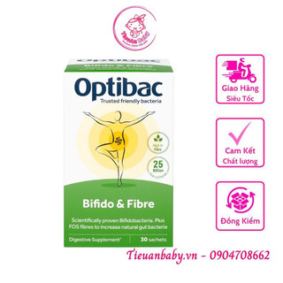 Men_vi_sinh Optibac xanh lá 30 gói