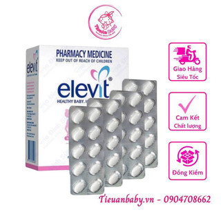 Elevit bầu úc 1 vỉ 10 viên