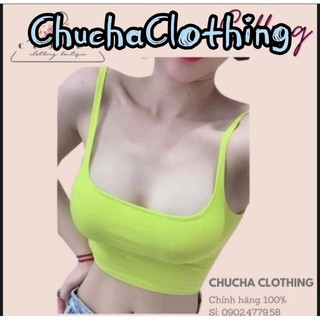 Áo 2 dây Nữ mảnh dáng croptop chất thun Borip Thoáng mát, Form Slim Fit
