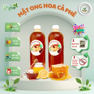 1 Lít mật ong nguyên chất hoa cà phê - Nông sản sạch ở Tây Nguyên - Cam kết mật ong nguyên chất - hoa cafe
