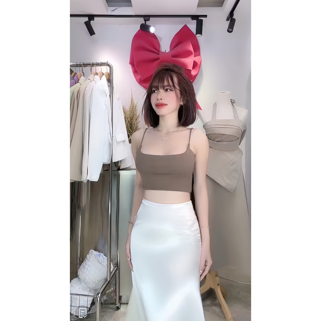 ÁO 2 DÂY LỚP ĐÚP, vải xịn, chất co giãn tốt - freesize dưới 55kg | BigBuy360 - bigbuy360.vn
