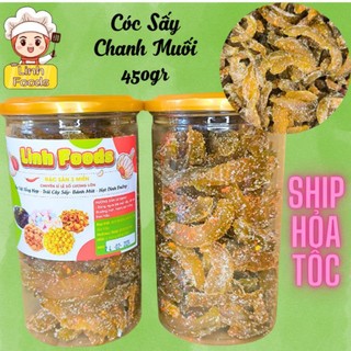 Mứt cóc sấy chanh muối - lon pet 450gr