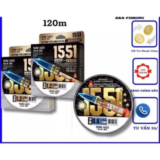 Cước câu cá Simago 120m làm thẻo chuyên câu rô phi chép diếc chép câu đài câu đơn