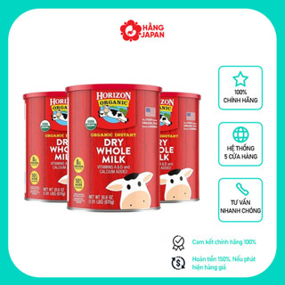 Sữa tươi dạng bột hữu cơ Horizon Organic Whole Milk Mỹ 870g Hàng Chính Hãng