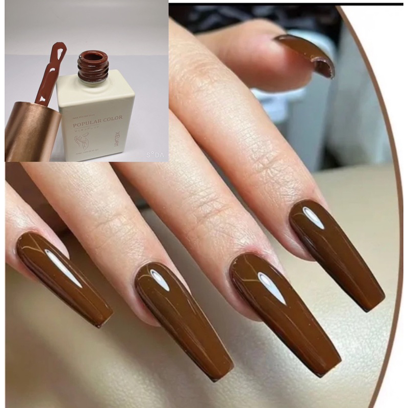 Sơn gel màu nâu đậm sơn nâu socola G97