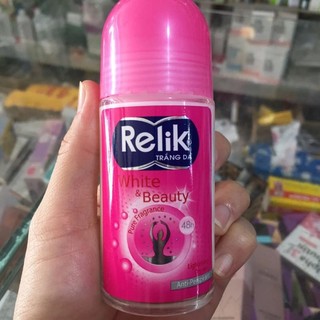 :Lăn nhẹ lăn khử mùi trắng da Relik White& Beauty