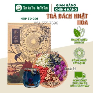 ✅ Trà bách nhật hoa Tâm An, set trà hoa đẹp dáng, đẹp da, thanh nhiệt giải độc cơ thể