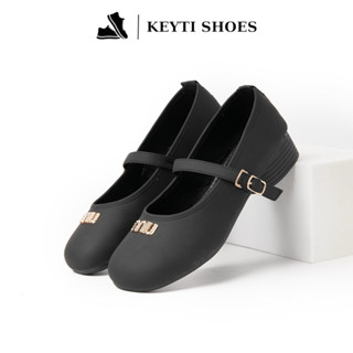 Giày cao gót đế vuông MIU SHOES Giày búp bê cao gót tiểu thư phù hợp với phái nữ CGM01
