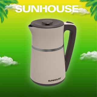 Ấm siêu tốc inox 2 lớp 1.7l sunhouse shd1360 - bảo hành toàn quốc 12 tháng