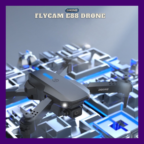 Flycam E88 Pro Chất Lượng 4K, Kết Nối Wifi Điều Khiển Từ Xa Quay Phim Và Chụp Ảnh Trên Không Bằng Điện Thoại