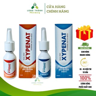 Xịt muối biển XYPENAT giúp thông mũi, giảm nghẹt mũi, bảo vệ niêm mạc mũi ( dùng cho trẻ em và người lớn) 30ml