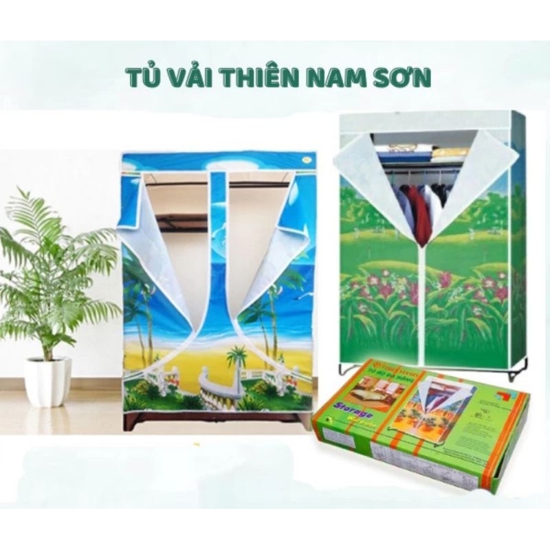 Tủ Vải Cao Cấp 1M Và 1M2 THIÊN NAM SƠN Đựng Quần Áo Cho Gia Đình -Sinh Viên