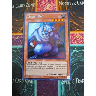 [ Dưa Hấu Yugioh ] Lá bài thẻ Giant Rat - secret Rare - Tặng bọc bài nhựa bảo quản