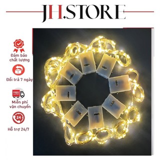 (Tặng kèm p.in)Đèn Led Đom Đóm Dài 1m-3m-5m-10m-Đèn Fairy Light Trang Trí Noel-Tết-Decor