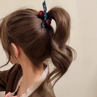 Dây cột tóc quả cherry chun cột tóc nữ phụ kiện tóc bé gái