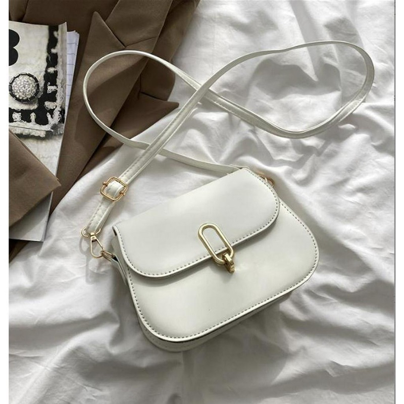 Túi đeo chéo da trơn dáng bầu Fashion Trend thời trang