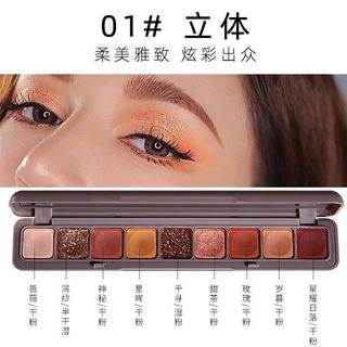 Bảng Phấn Mắt 9 Ô LAMEILA NO.3600 (Dài Nâu)(CÓ GIẤY ỦY QUYỀN CỦA HÃNG)