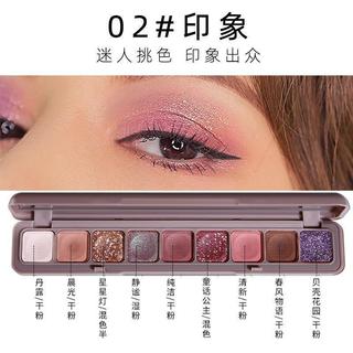 Bảng Phấn Mắt 9 Ô LAMEILA NO.3600 (Dài Nâu)(CÓ GIẤY ỦY QUYỀN CỦA HÃNG)