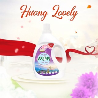 Nước Giặt Quần Áo Mori Hương Lovely Giúp Quần Áo Thơm Tho Mà Không Cần Xả Vải Can 1L