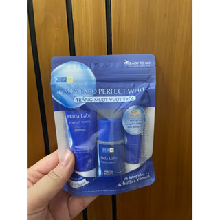 Bộ sản phẩm Dưỡng trắng Hada Labo Perfect White Travel Kit