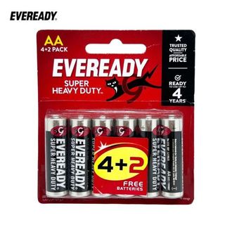 Combo KM 6 Viên Pin Tiểu AA Eveready 1.5V [Nhập Khẩu Chính Hãng Indonesia]