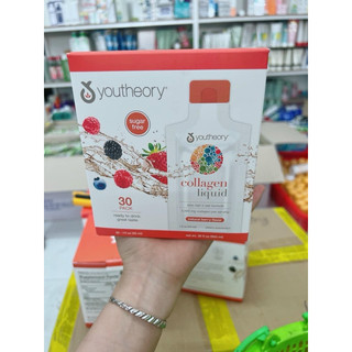 Youtheory Collagen Liquid bổ sung 5000mg collagen peptide hàng Mỹ