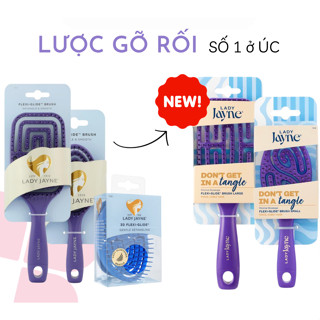 [Đủ Size] Lược gỡ rối detangling brush LADY JAYNE bản dude WET Brush (Số 1 ở Úc)