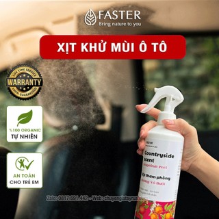 Xịt Khử Mùi Xe Hơi Từ Tinh Dầu Thiên Nhiên, Thơm Phòng, Nhà Vệ Sinh, Tủ Quần Áo, Tủ Giày An Toàn, Thư Giãn Faster