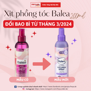 Xịt phồng tóc Balea - Bột phồng chân tóc Balea - làm phồng chân tóc,giữ nếp tóc, không gây xơ cứng.