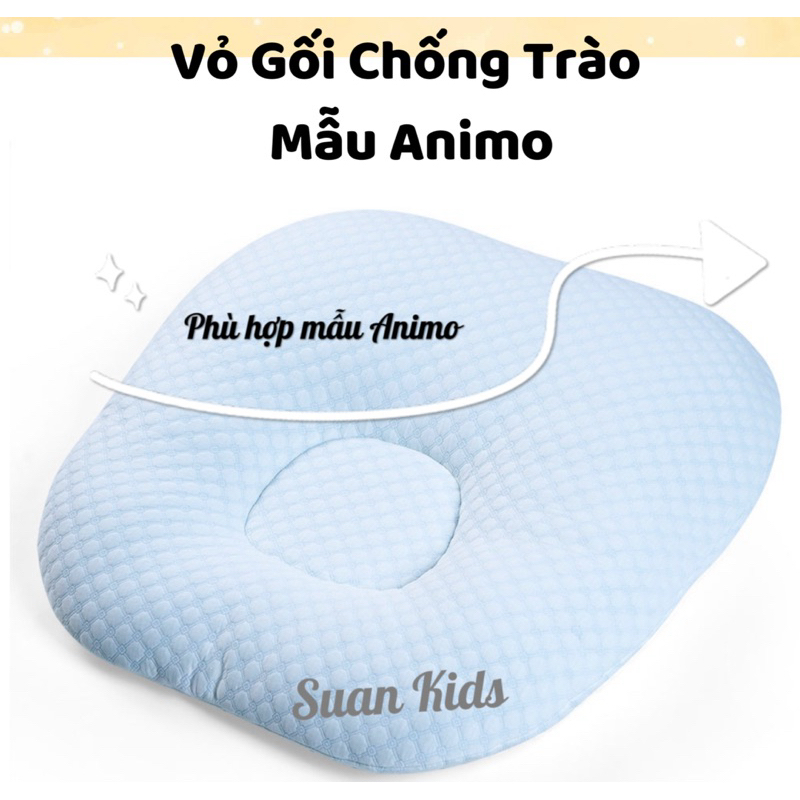 Vỏ Gối Chống Trào Ngược Animo Cao Cấp Cho Trẻ Sơ Sinh Phù Hợp Với Mẫu Gối Animo - Thanh Bình Shop