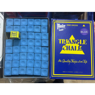 Lơ bida master / lơ triangle chalk nhập khẩu /lơ king- lơ bi a hộp 144 viên