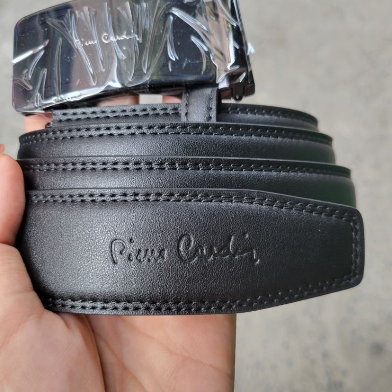 Set thắt lưng dây nịt nam kèm Pierre Cardin wallet slide belt gift set Malaysia