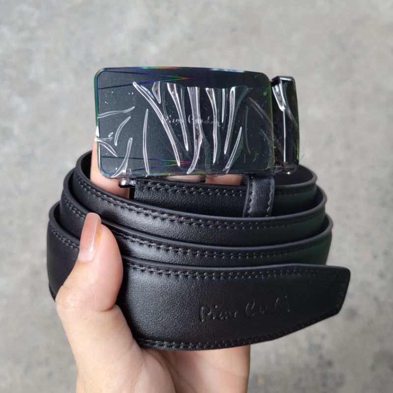 Set thắt lưng dây nịt nam kèm Pierre Cardin wallet slide belt gift set Malaysia